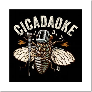 cicada 2024 Invasion Funny Karoke Brood XIX & XIII Posters and Art